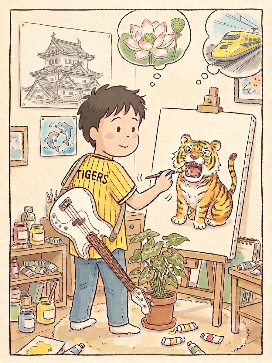 アトリエJ. 運営者 J. のイラスト